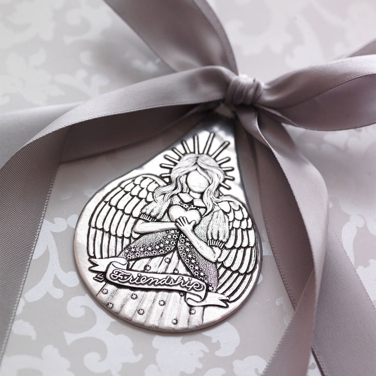 Friendship Angel Teardrop Ornament
