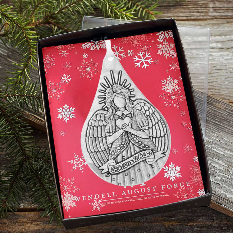 Friendship Angel Teardrop Ornament