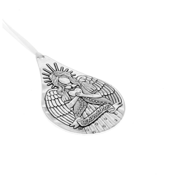 Friendship Angel Teardrop Ornament