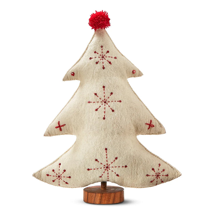 Embroidered Felt Christmas Tree