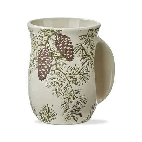 Pinecone Handwarmer Mug