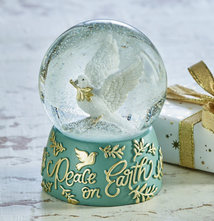 Peace On Earth Dove Snow Globe
