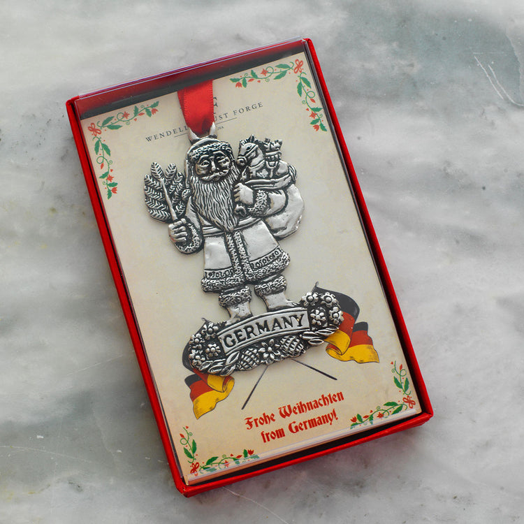 Germany Santa Ornament