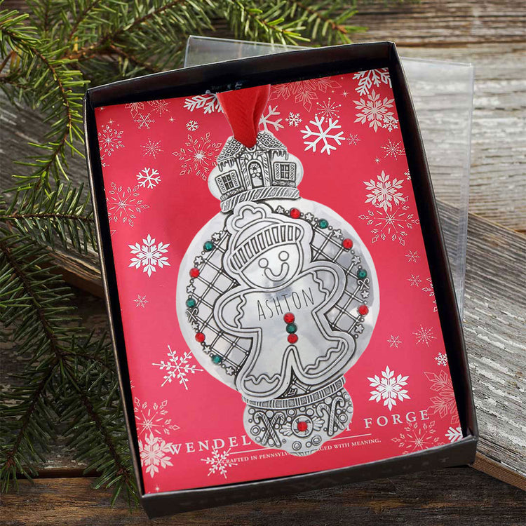 Personalized Gingerbread Boy Ornament