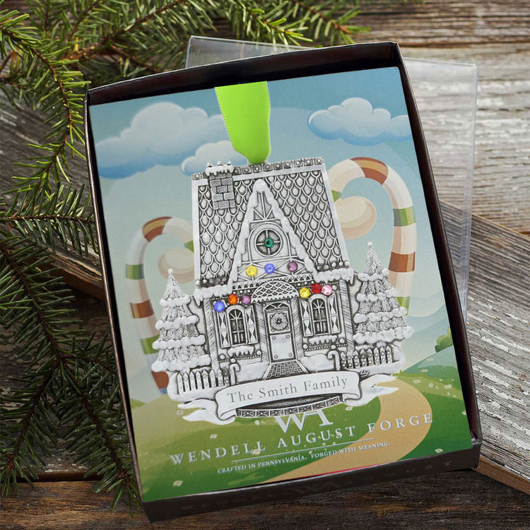 Personalized Gingerbread House Ornament