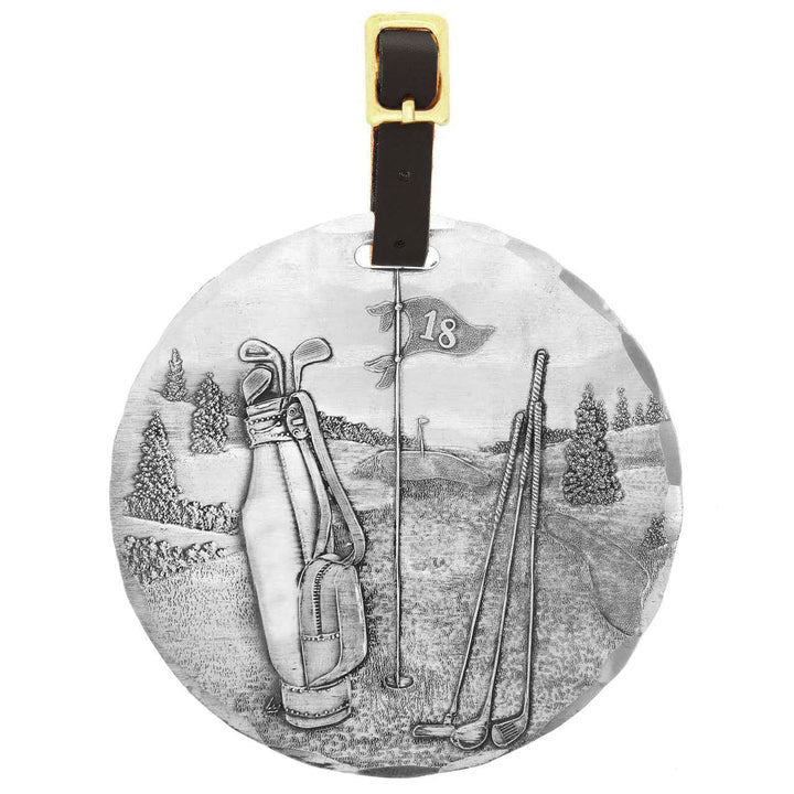 Round Golf Bag Tag 
