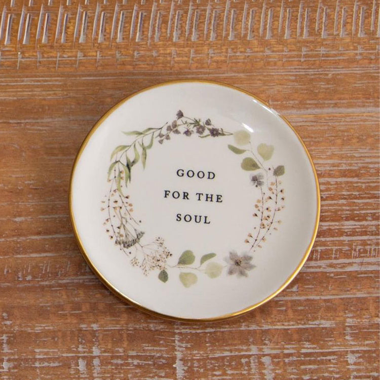 Floral Trinket Plate Soul
