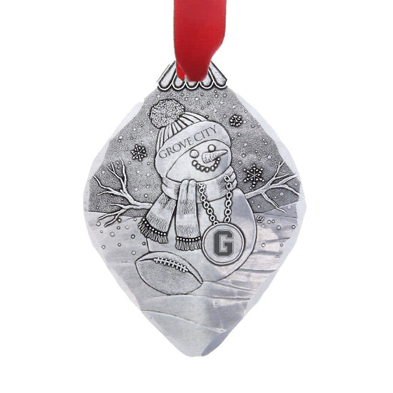 Grove City College Superfan Snowman Ornament