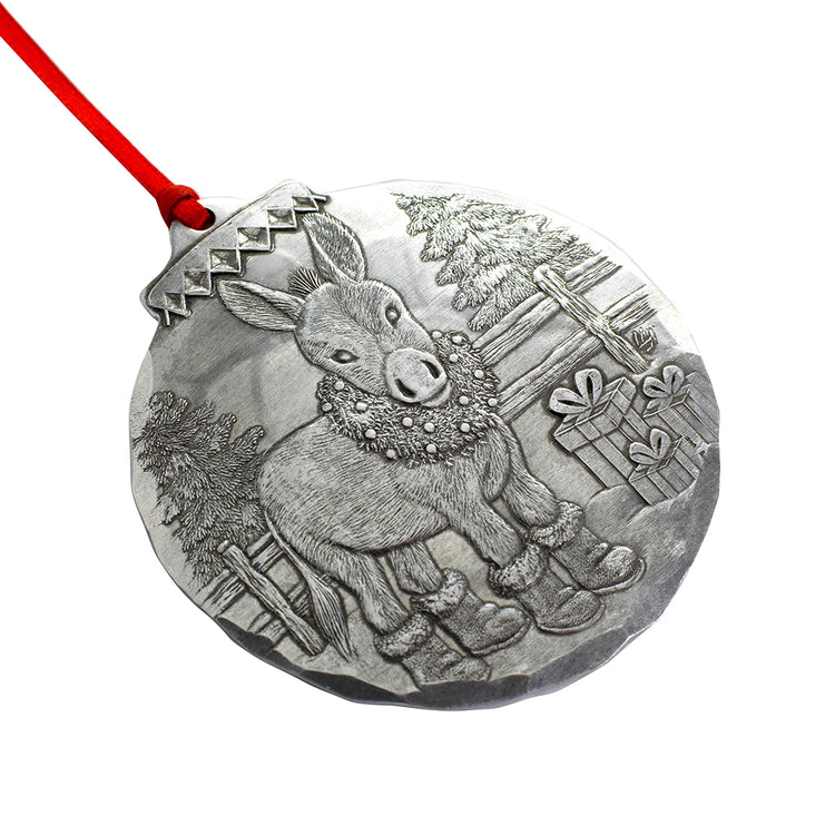 Hee Haw Holiday Donkey Ornament