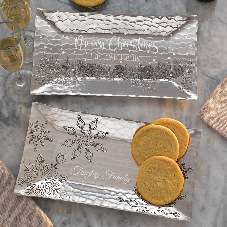 Snowflake Celebration Tray