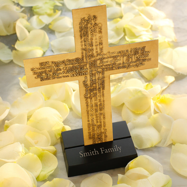 Names of God Cross (Bronze) 