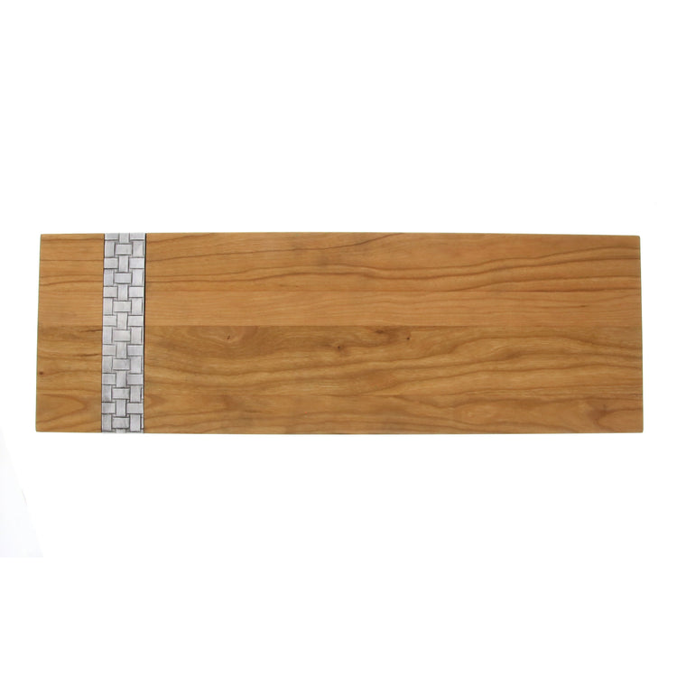 Basketweave Charcuterie Serving Board 