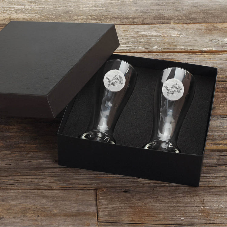 Detroit Lions 2-Piece Pilsner Set 