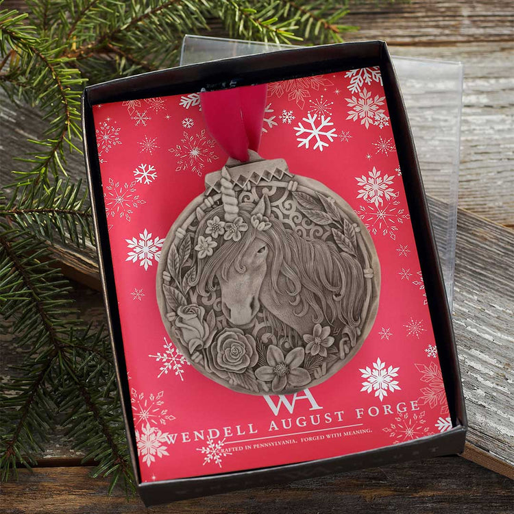 Magical Unicorn Ornament - Wendell August Forge