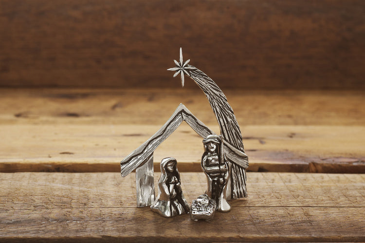 Mini 4-Piece Nativity Set 