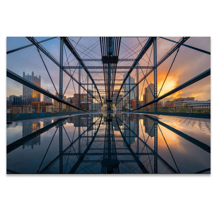 Maze Metal Pittsburgh Print