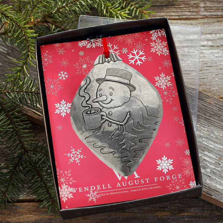 Melting Snowman Ornament