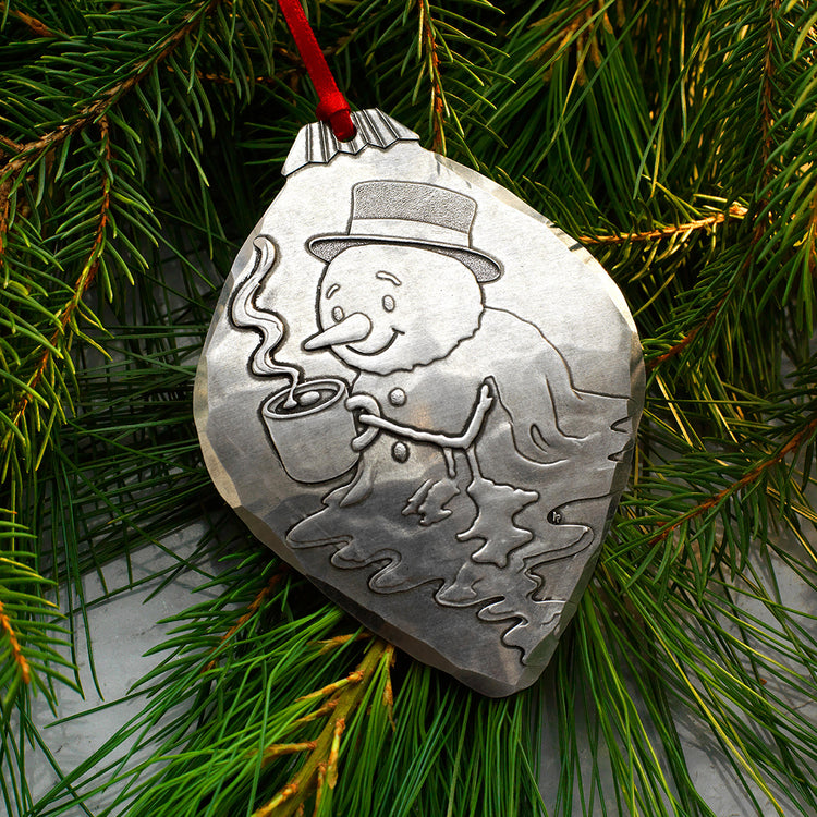 Melting Moments Snowman Ornament 