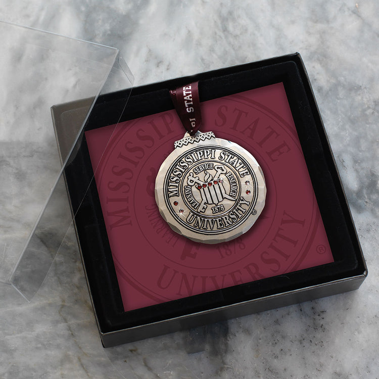 Mississippi State 2025 Collector's Ornament with Crystals