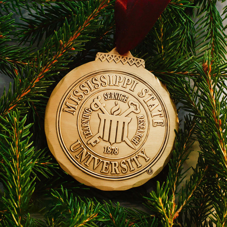 Mississippi State 2025 Collector's Ornament (Bronze)