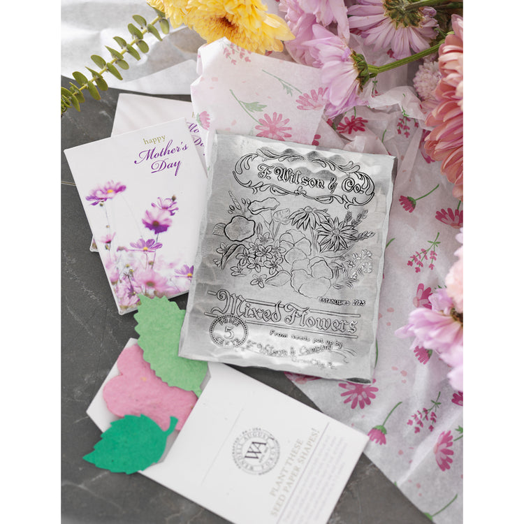Mixed Flower Seed Packet Accessory Tray