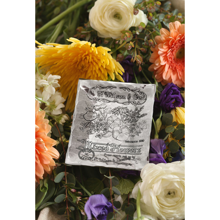 Mixed Flower Seed Packet Accessory Tray