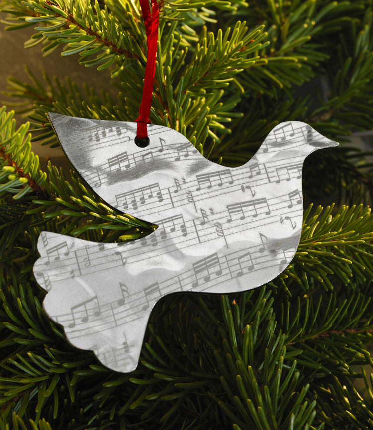 Musical Dove Ornament
