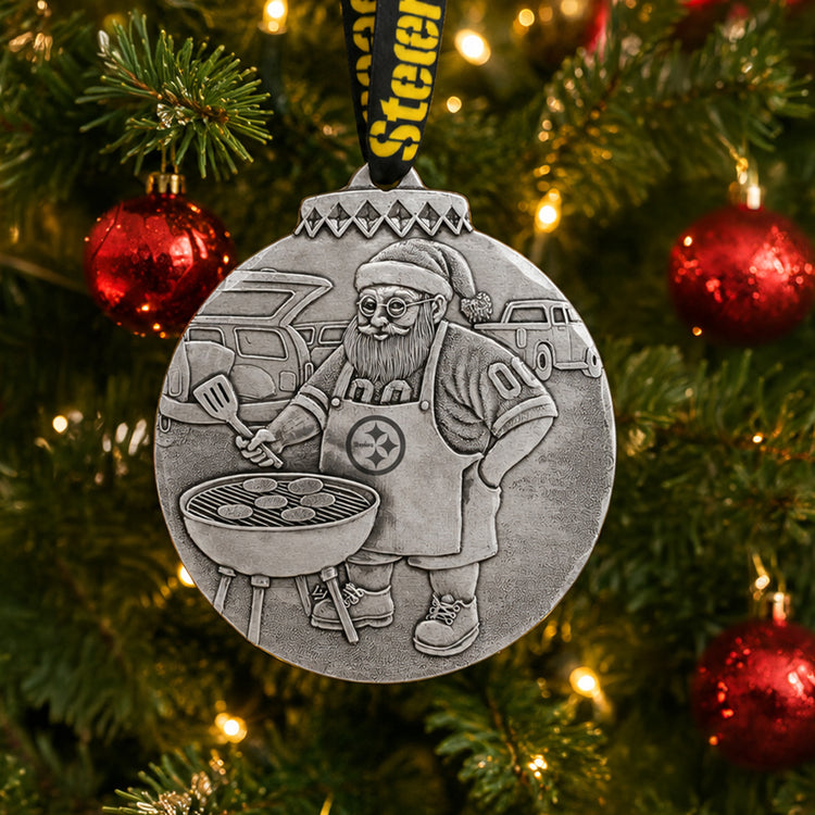 Pittsburgh Steelers Santas Sizzlin Tailgate Ornament 