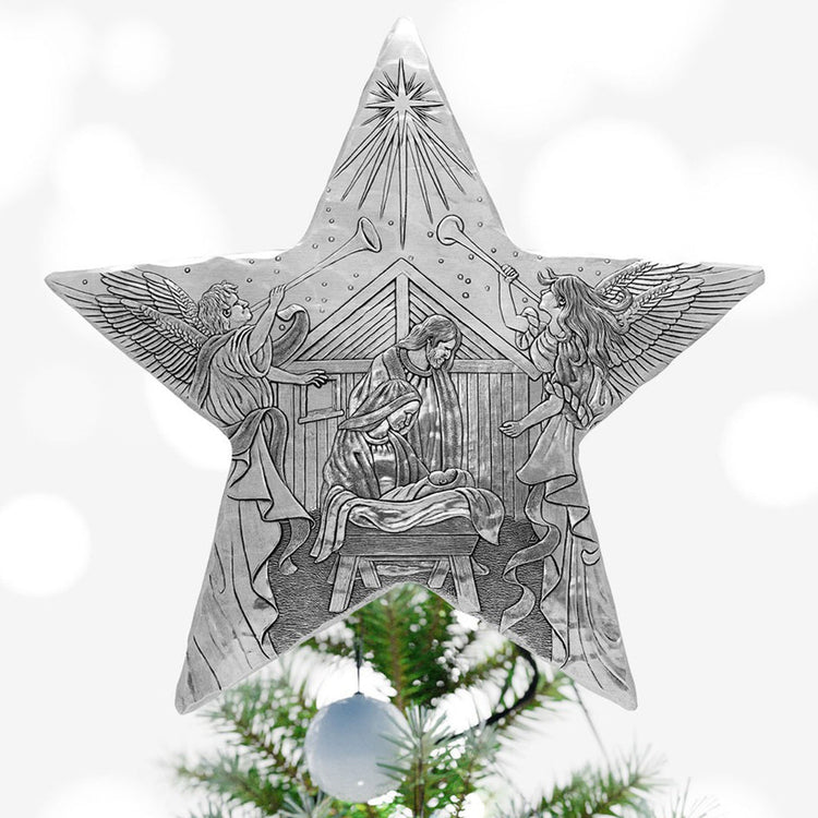 Holy Family Star Tree Topper 