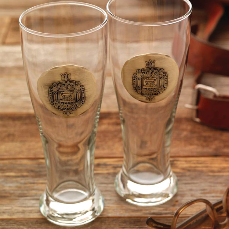 US Naval Academy 2-Piece Pilsner Set (Bronze)