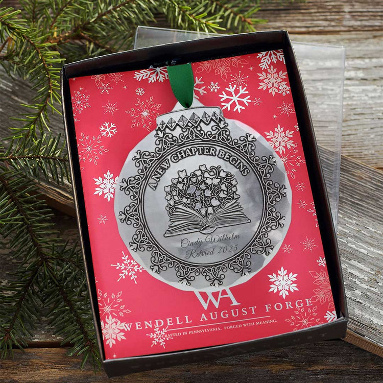 A New Chapter Begins Ornament - Personalized