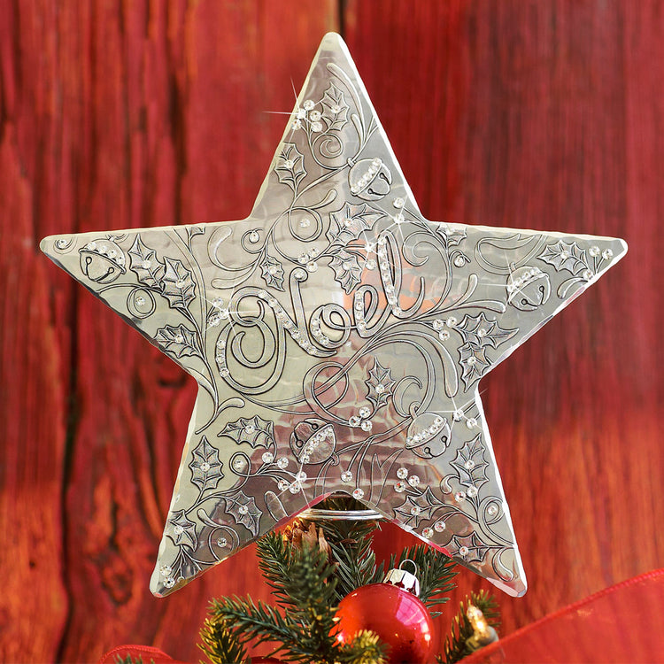Noel Tree Topper with  Crystals - Wendell August Forge