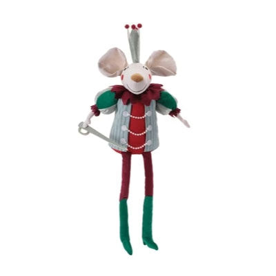 Nutcracker Mouse Plush Ornament