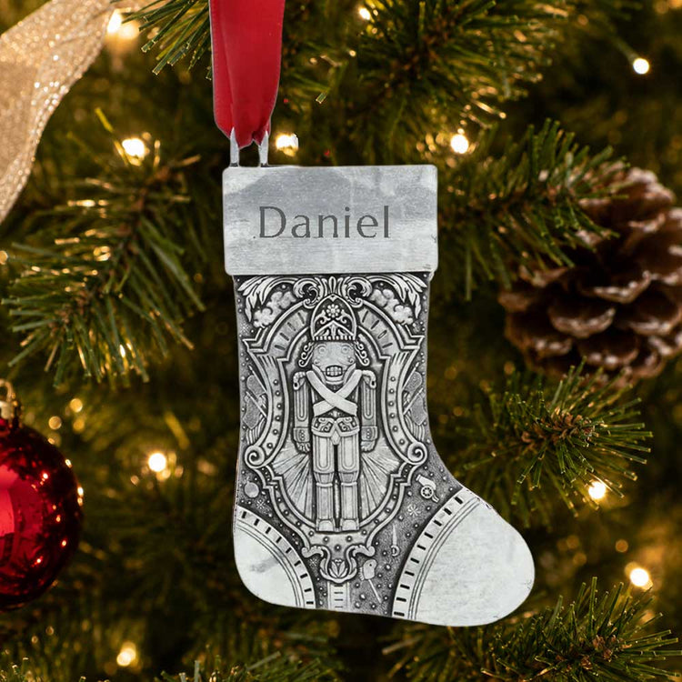 Personalized Nutcracker Stocking Ornament 
