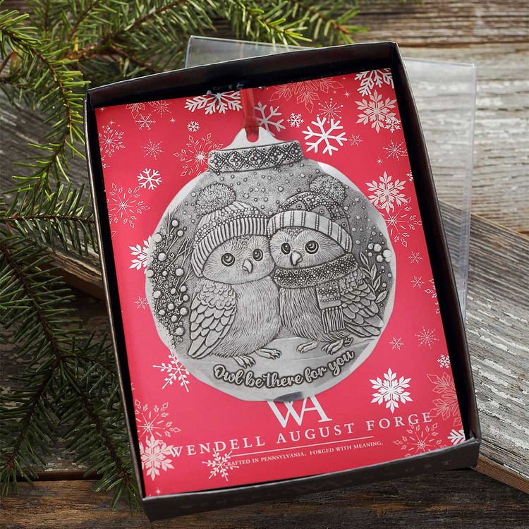 Owl Be There for You Ornament - Wendell August Forge