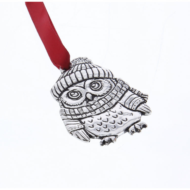 Wise Winter Owl Ornament