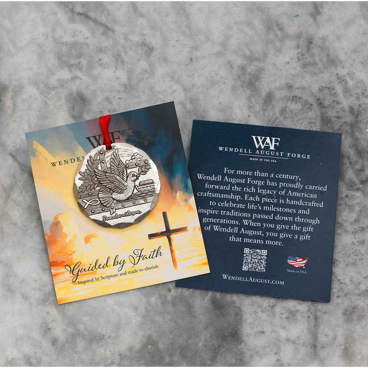 Peace Be with You Christmas Ornament
