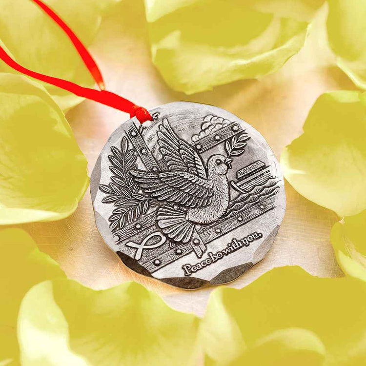 Peace Be with You Christmas Ornament 