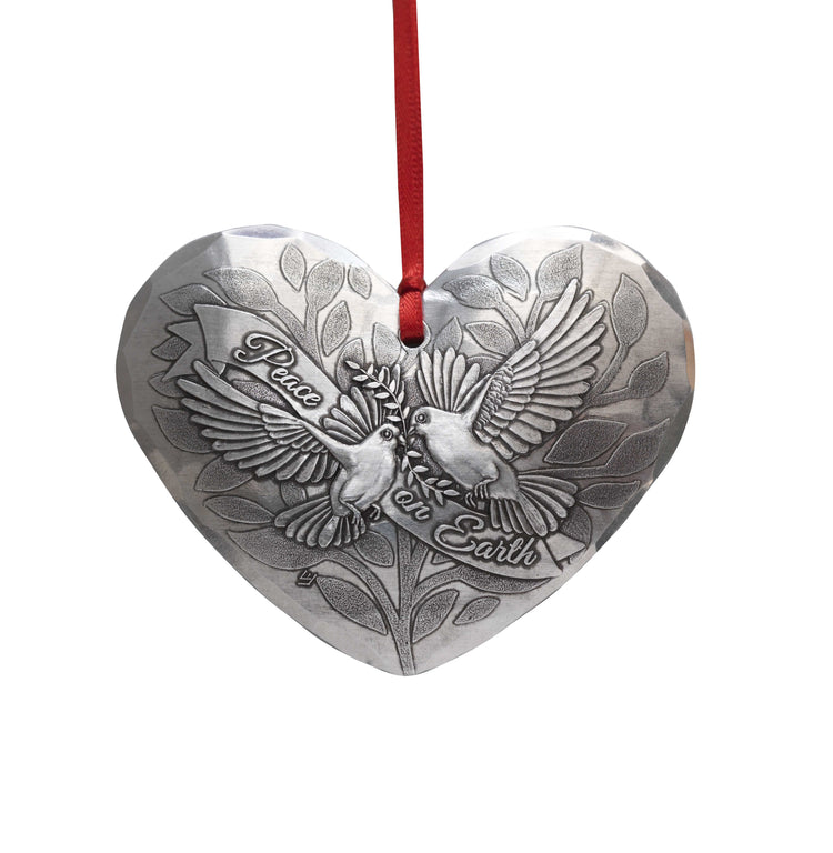 Peace on Earth Dove Ornament - Wendell August Forge