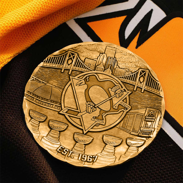 Pittsburgh Penguins Legacy Coaster (Bronze) 