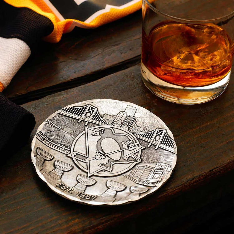 Pittsburgh Penguins Coaster - 60 Season Anniversary