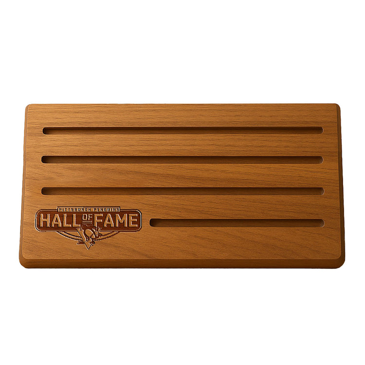 Pittsburgh Penguins Hall of Fame Wood Coin Holder
