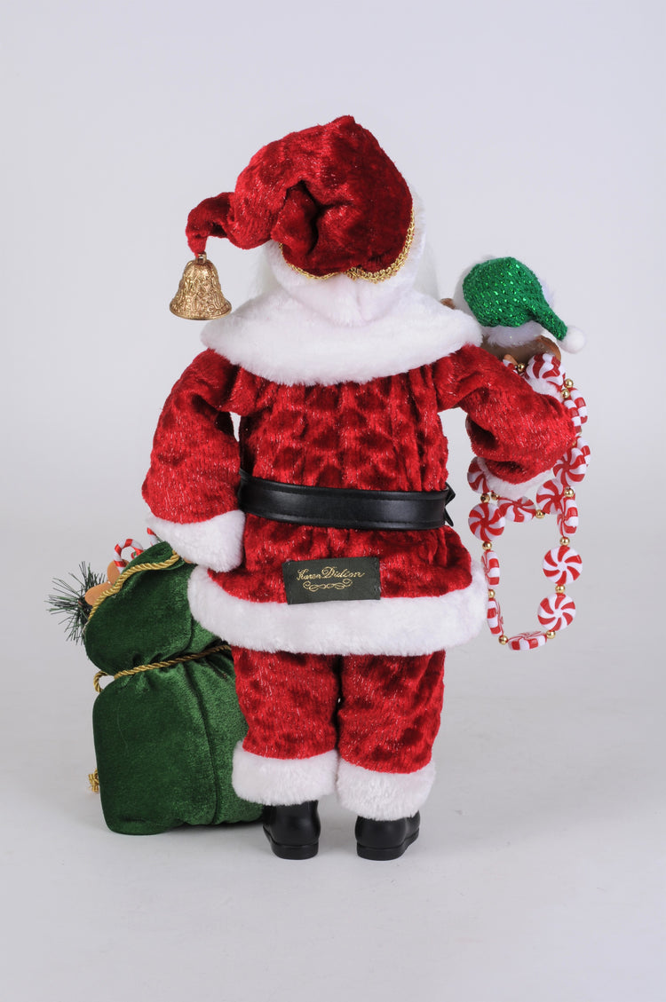 Lighted Peppermint & Goody Santa