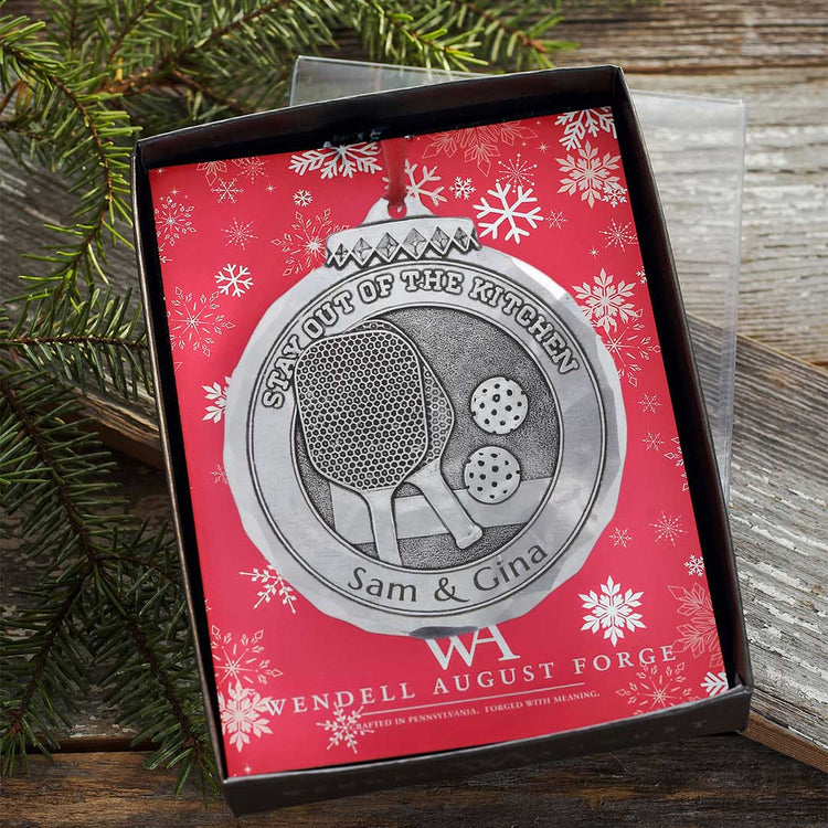 Personalized Pickleball Ornament