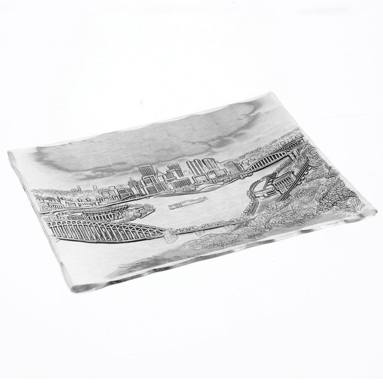 Pittsburgh Skyline 4x5 Metal Accessory Tray 