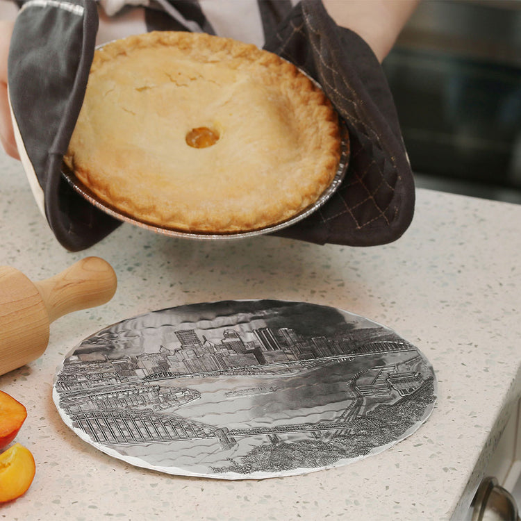 Pittsburgh Skyline 9" Trivet