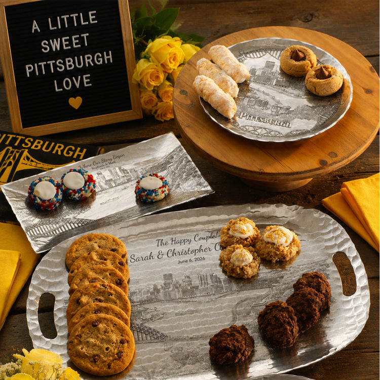 Pittsburgh Themed Cookie Trays