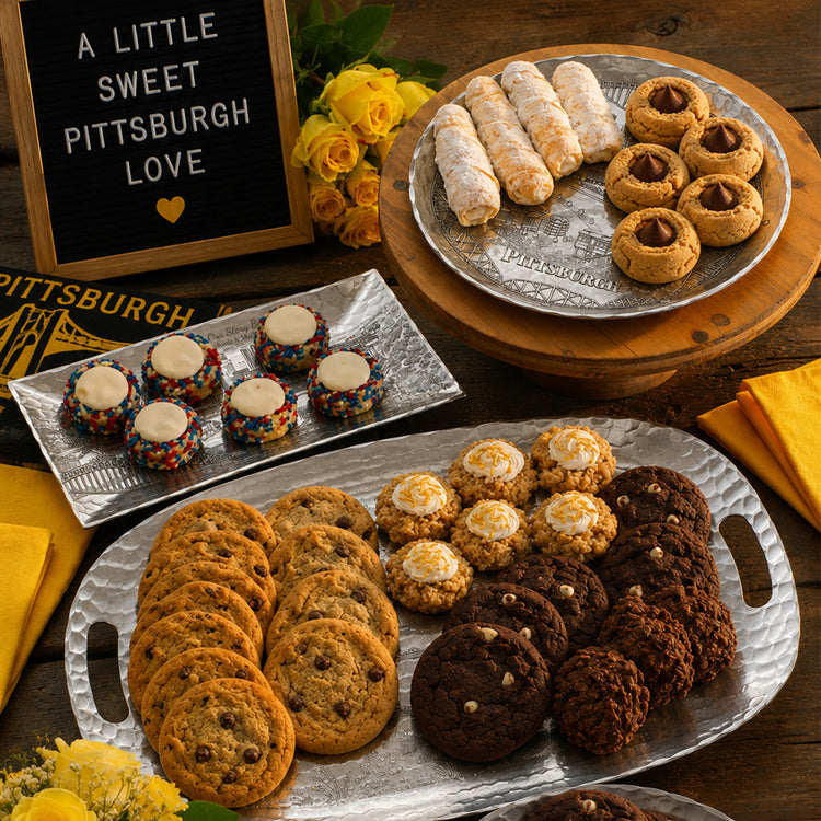 Pittsburgh Themed Cookie Trays