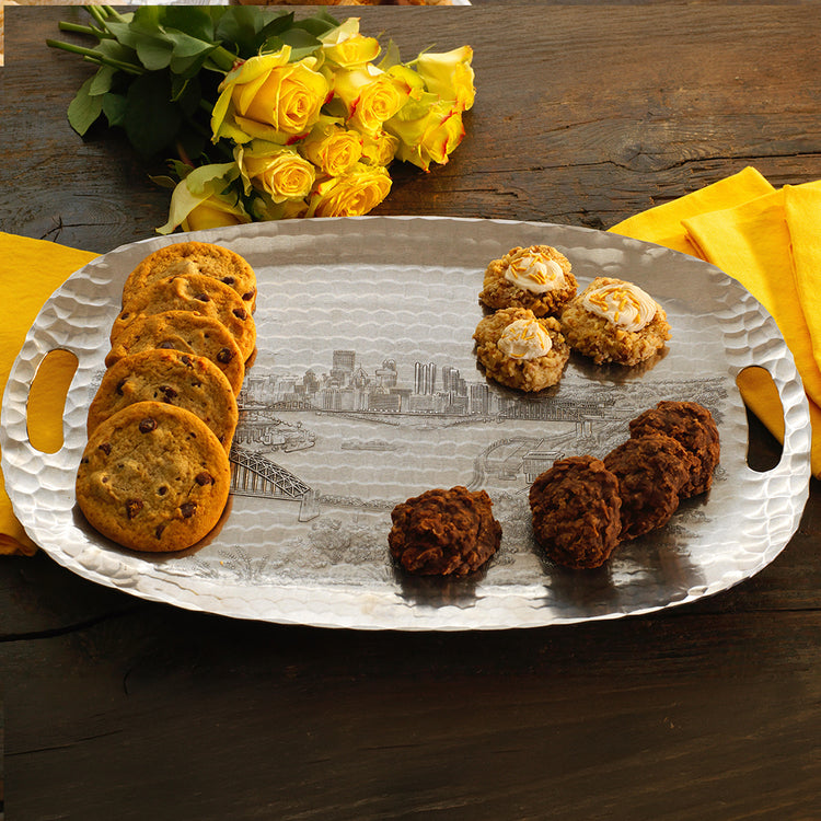 Pittsburgh Themed Cookie Tray