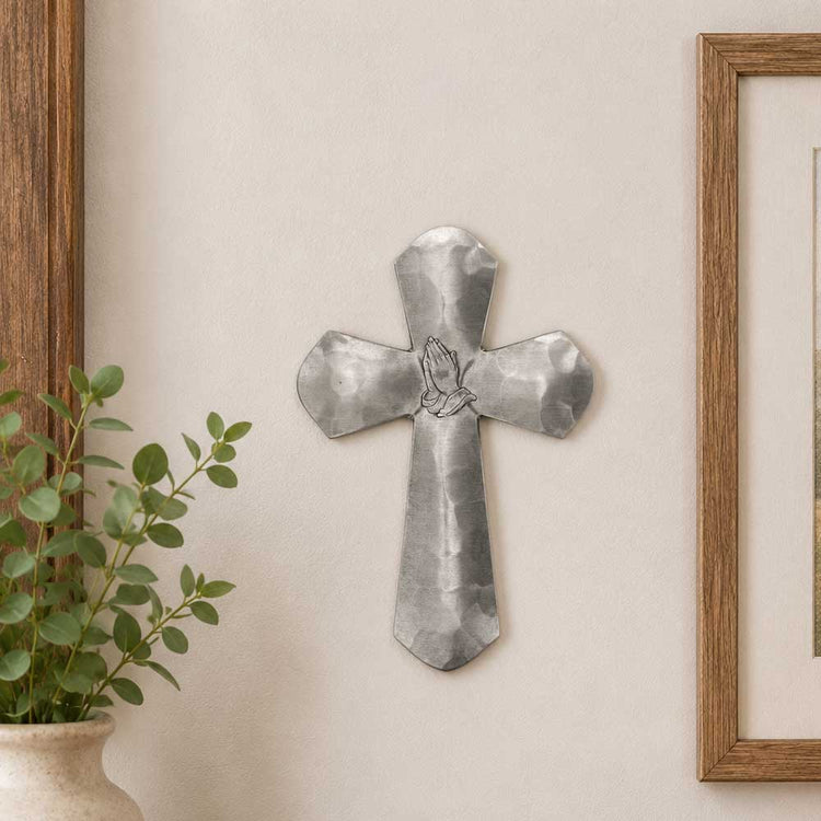 Praying Hands Cross 
